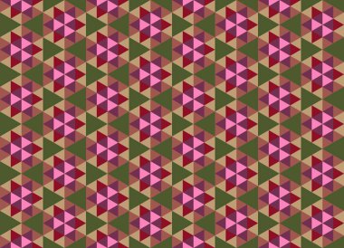 Tekrarlanan şekillerle soyut yaratıcı arkaplan