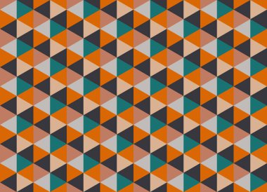 Altıgen desenli modern renkli arkaplan