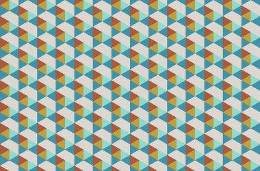 Altıgen desenli modern renkli arkaplan