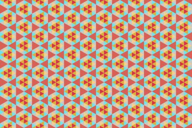 Tekrarlanan şekillerle soyut yaratıcı arkaplan