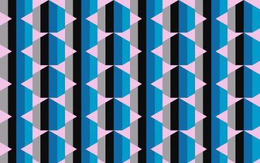 Altıgen desenli modern renkli arkaplan