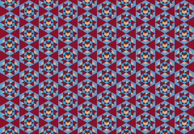 Tekrarlanan şekillerle soyut yaratıcı arkaplan