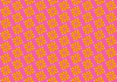 Geometrik elementlerle kusursuz soyut arkaplan