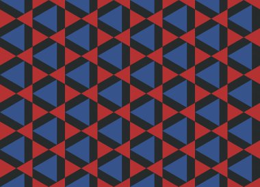 Tekrarlanan şekillerle soyut yaratıcı arkaplan