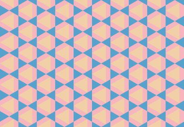 Altıgen desenli modern renkli arkaplan