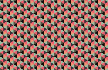 Altıgen desenli modern renkli arkaplan