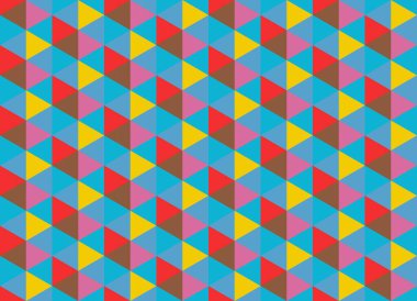 Altıgen desenli modern renkli arkaplan