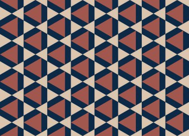 Tekrarlanan şekillerle soyut yaratıcı arkaplan