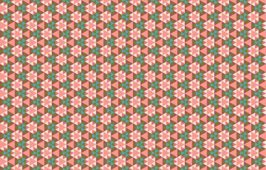 Tekrarlanan şekillerle soyut yaratıcı arkaplan