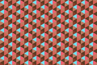 Tekrarlanan şekillerle soyut yaratıcı arkaplan