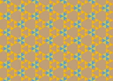 Altıgen desenli modern renkli arkaplan