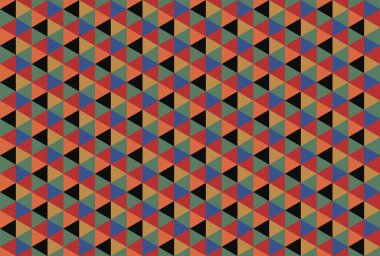 Altıgen desenli modern renkli arkaplan