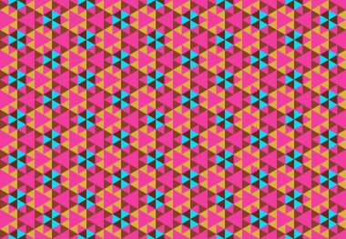 Altıgen desenli modern renkli arkaplan