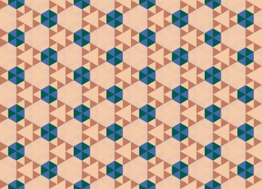 Tekrarlanan şekillerle soyut yaratıcı arkaplan