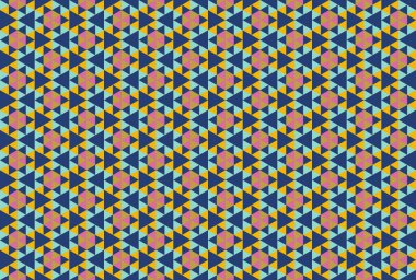 Altıgen desenli modern renkli arkaplan