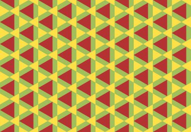 Altıgen desenli modern renkli arkaplan