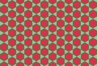 Altıgen desenli modern renkli arkaplan