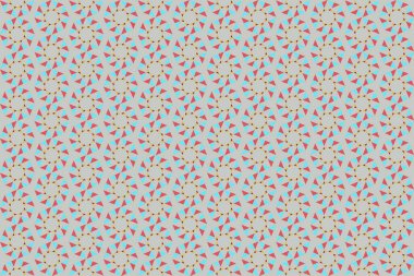 Tekrarlanan şekillerle soyut yaratıcı arkaplan