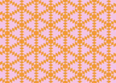 Tekrarlanan şekillerle soyut yaratıcı arkaplan