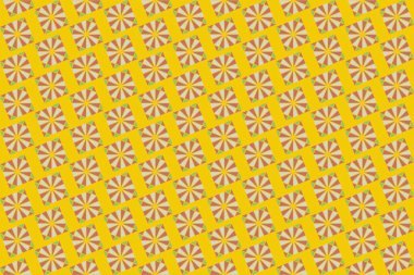 Tekrarlanan şekillerle soyut yaratıcı arkaplan