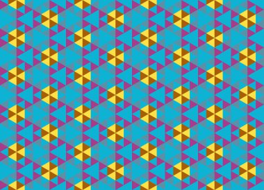 Altıgen desenli modern renkli arkaplan