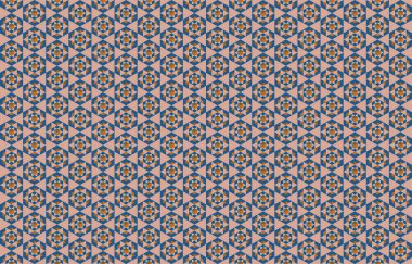 Altıgen desenli modern renkli arkaplan