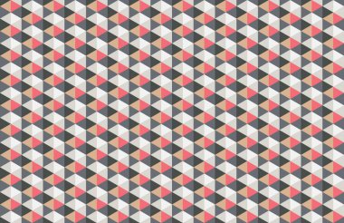 Tekrarlanan şekillerle soyut yaratıcı arkaplan