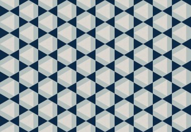 Tekrarlanan şekillerle soyut yaratıcı arkaplan