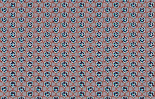 Altıgen desenli modern renkli arkaplan