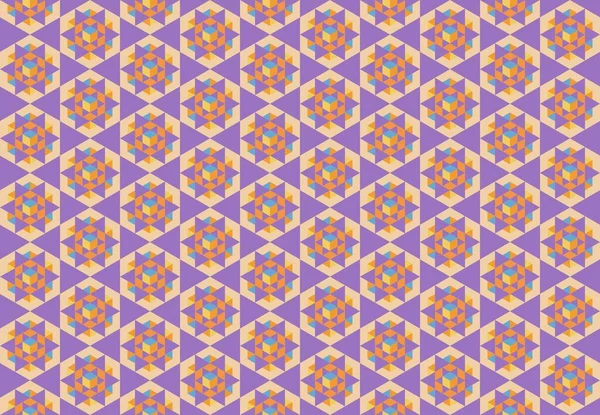 Altıgen desenli modern renkli arkaplan