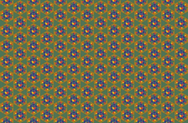 Tekrarlanan şekillerle soyut yaratıcı arkaplan