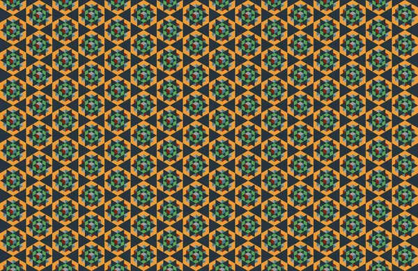 Altıgen desenli modern renkli arkaplan