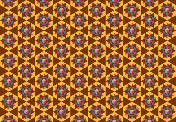 Altıgen desenli modern renkli arkaplan