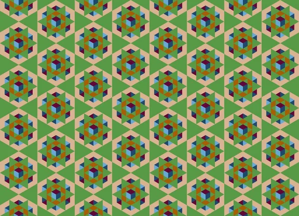 Altıgen desenli modern renkli arkaplan