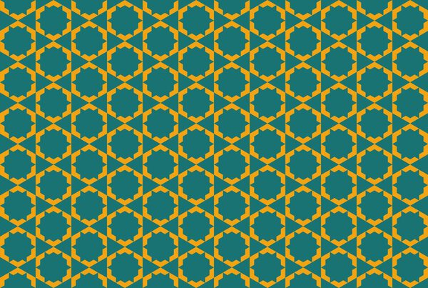 Modern colorful backdrop with hexagonal pattern