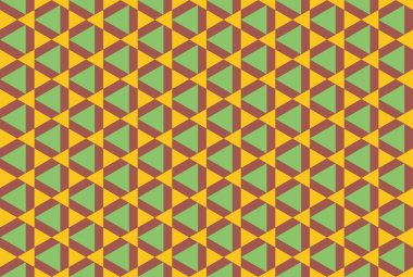 Altıgen desenli modern renkli arkaplan