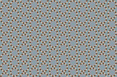 Tekrarlanan şekillerle soyut yaratıcı arkaplan