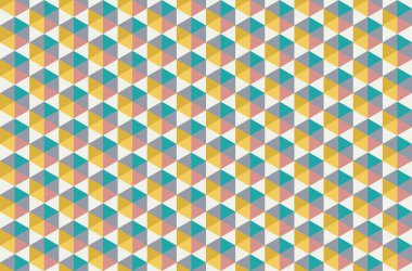 Altıgen desenli modern renkli arkaplan