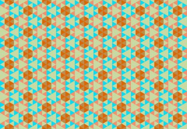 Tekrarlanan şekillerle soyut yaratıcı arkaplan