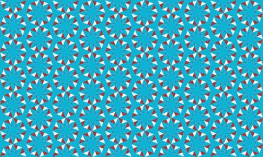 Tekrarlanan şekillerle soyut yaratıcı arkaplan