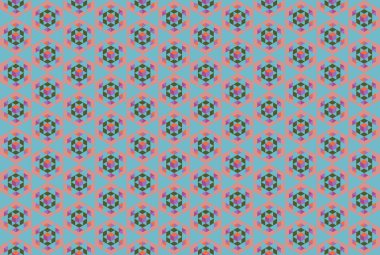 Altıgen desenli modern renkli arkaplan