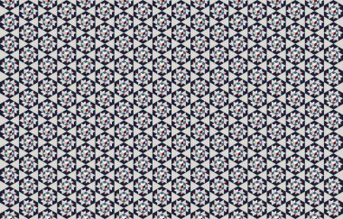 Altıgen desenli modern renkli arkaplan