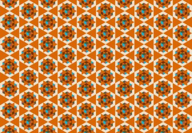 Altıgen desenli modern renkli arkaplan