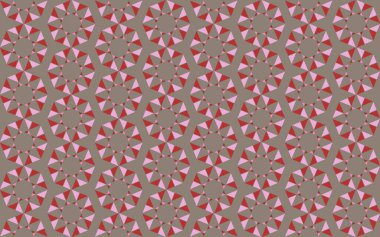 Tekrarlanan şekillerle soyut yaratıcı arkaplan