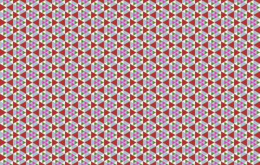 Altıgen desenli modern renkli arkaplan