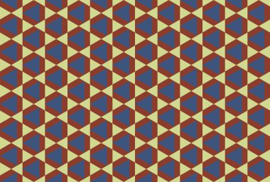 Altıgen desenli modern renkli arkaplan