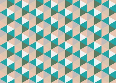 Altıgen desenli modern renkli arkaplan