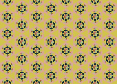 Tekrarlanan şekillerle soyut yaratıcı arkaplan