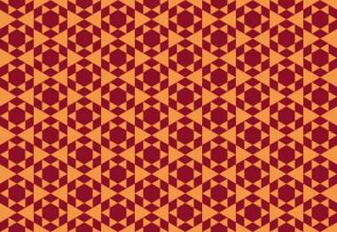 Altıgen desenli modern renkli arkaplan