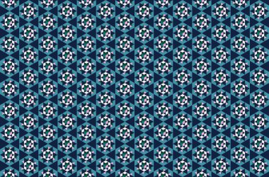 Tekrarlanan şekillerle soyut yaratıcı arkaplan